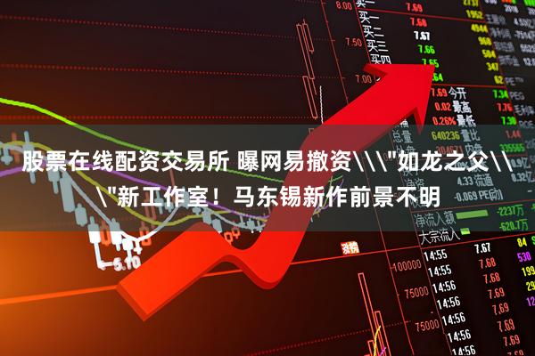股票在线配资交易所 曝网易撤资\＂如龙之父\＂新工作室！马东锡新作前景不明